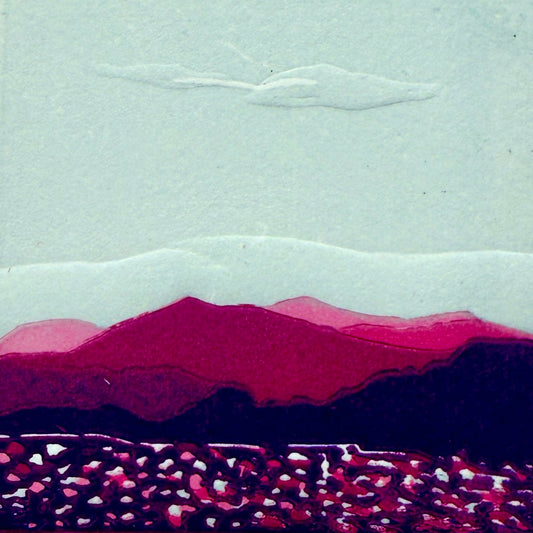 "Pink View" - North Wales - mini print