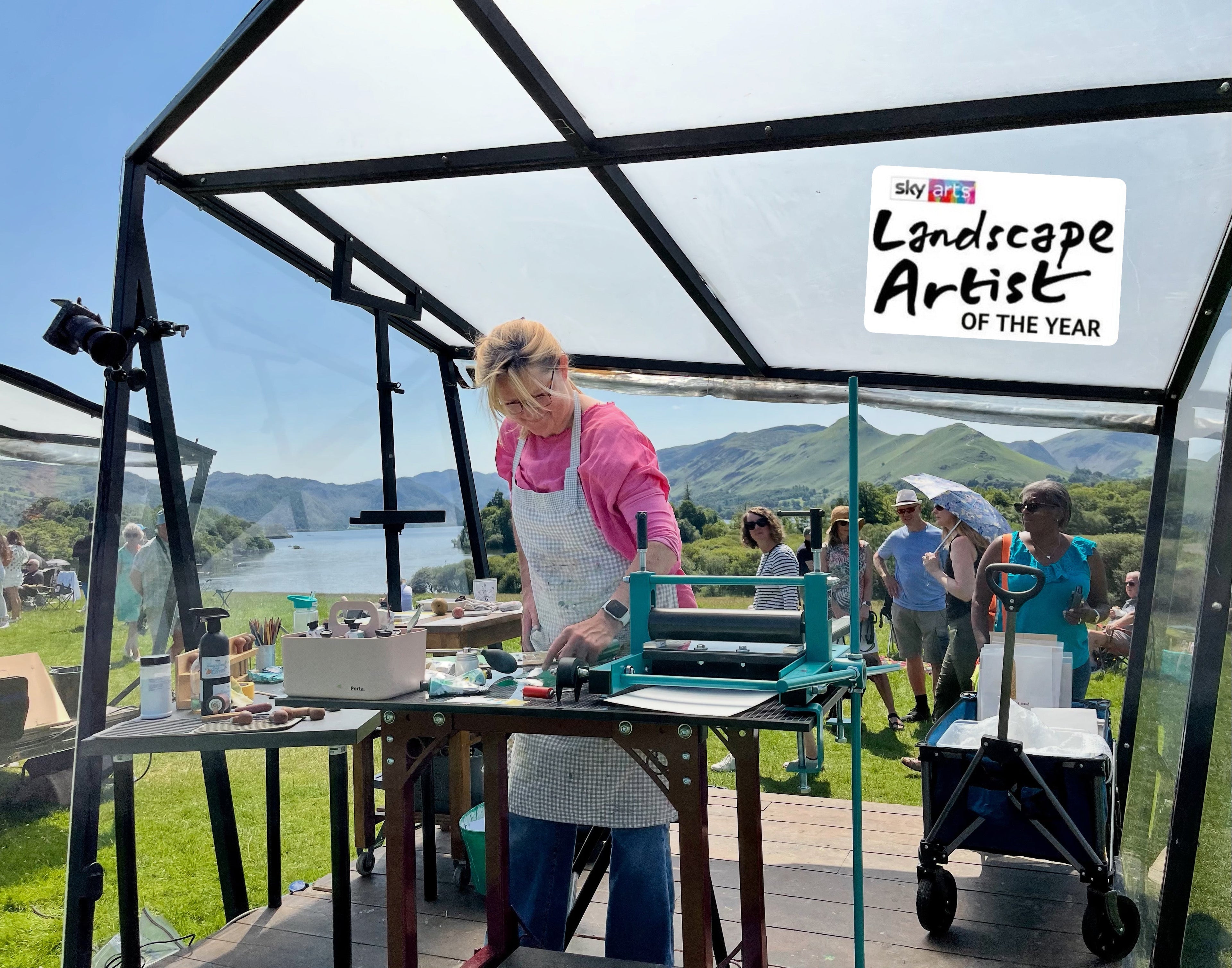 Landscape Artist of the Year - Series 11 - Heat 4 - filming in Lake District.