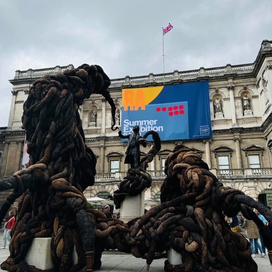 Royal Academy Summer Exhibition, Amelia Hemmings linocut print